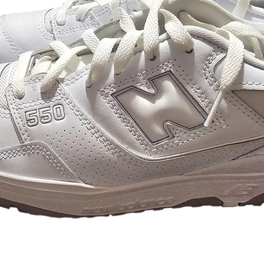 New Balance White Athletic Shoes